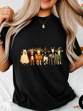 Goat Halloween Shirt, Funny Goat Costume Tee